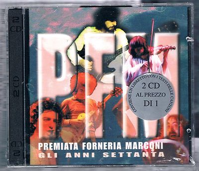 PREMIATA FORNERIA MARCONI P.F.M. DIE 70ER JAHRE PFM - 2 CD VERSIEGELT !!!