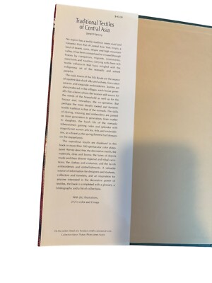 Traditional Textiles Of Central Asia By Janet Harvey Hardcover