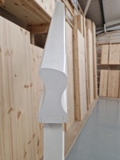 Primed Stair Handrail HDR Safe Grip Ergonamic Tulipwood 41mm Groove Balustrade