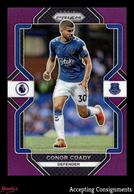 2022-23 Panini Prizm English Premier League Prizms Purple #233 Conor Coady 02/49