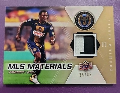 2012 Upper Deck MLS Materials Premium Freddy Adu 25/35 Philadelphia Union