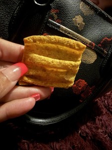 Rare Sun Chips Factory Error Folded  Double Pocket Chip Manufacturing Mistake