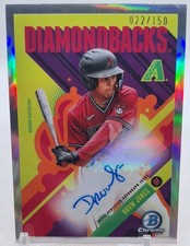 DRUW JONES 2024 BOWMAN CHROME ASCENSIONS #022/150 AUTOGRAPH 