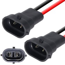 14AWG 2PCS Socket Adapter Plug Connector Wiring Harness for H11 H8 881