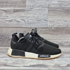 Adidas Originals NMD_R1 Prime Casual Sneakers Men's Size 9.5 Black Gum Shoes