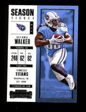 2017 Panini Contenders Season Ticket #24 Delanie Walker Tennessee Titans QTY