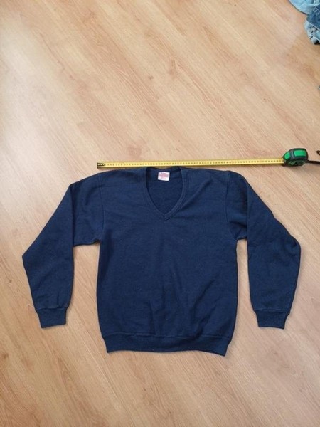 Men Hanes Sweater Navy Acrylic 40 /L / 48