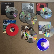 Billy Joel / Elton John Cd Lot/8 - Piano Man / Great Hits / Storm Front / River
