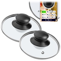 Kadax Glasdeckel, 14 Cm, 2 StüCk