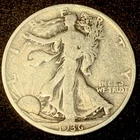 1936 S Walking Liberty Silver Half Dollar USA 50c