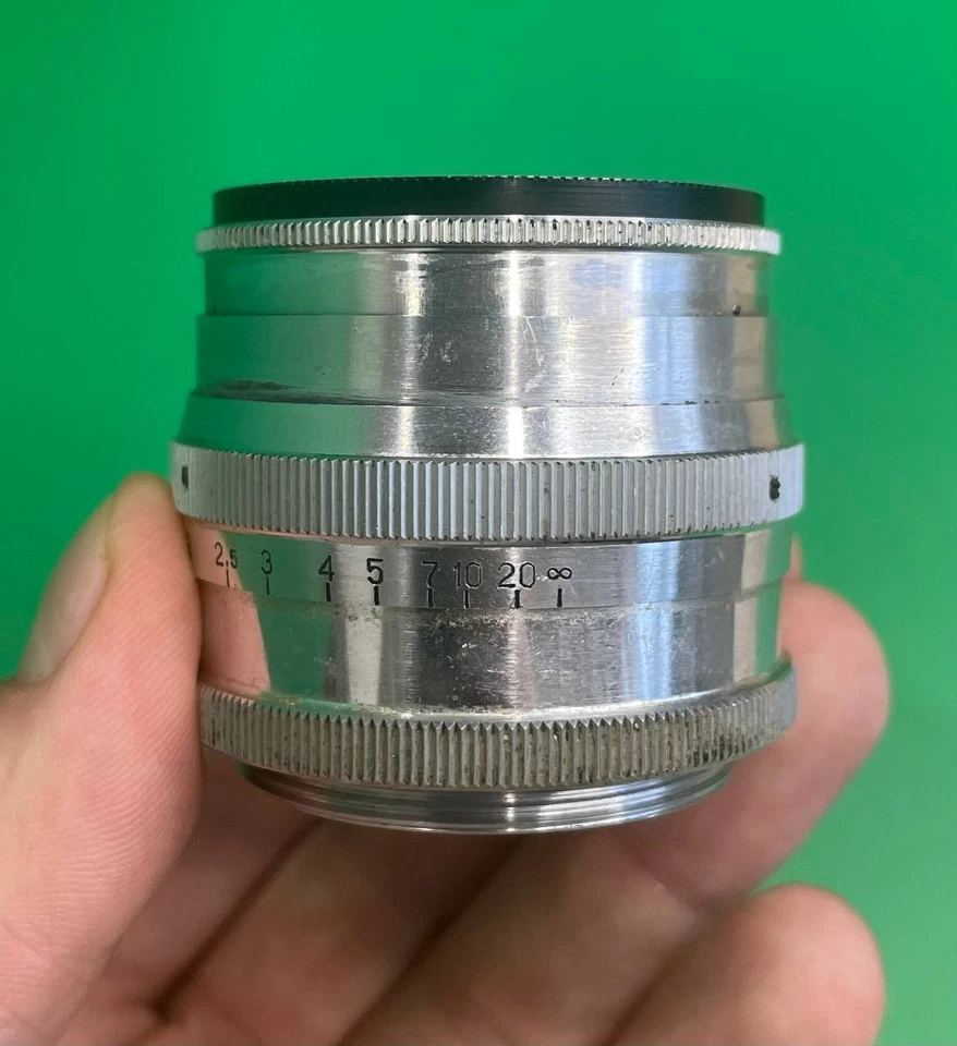 JUPITER 3 Soviet Lens Сopy Sonnar  (50 mm f/1.5)Mount M39 Without Aperture Blade - Image 3 of 4