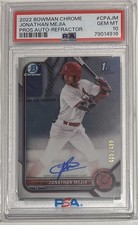 Jonathan Mejia 2022 Bowman Chrome Prospect 1st Refractor Auto /499 - PSA 10 Gem