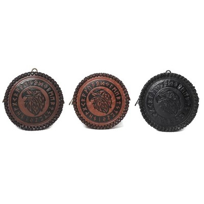 Waist Bag Vintage Embossed PU Leather Belt Bag Pouches for Medieval Enthusiasts