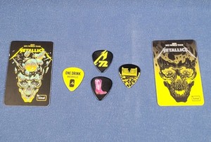 Metallica Nashville Official 2025 May 3 Show Date Guitar Pick Night 2 Set
