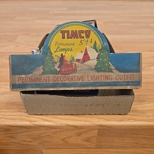 50er Jahre Timco Permanent Deko Beleuchtung Outfit Weihnachtsbeleuchtung Werbung