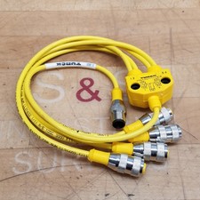 Turck U-53231, V3RS-0.3/RK4-0.3/0.3/0.3/0.3/S719 Cable - NEW