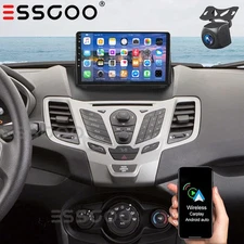 For Ford Fiesta 2009-2017 Android 14 Screen Car Radio GPS Stereo Carplay +Camera