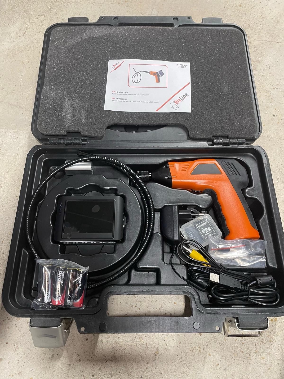 Endoscope d'inspection HD à sonde fine de 5,5mm pour conduits étroits
