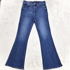 Lucky Brand Stevie High Rise Flare Jeans Women's 10/30 Stretch Denim Medium Wash