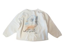 Native Land Vintage Sweatshirt Size L Nature Eagle Cougar Indian Made In USA