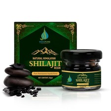 VEDAPURE Pure & Original 100% Ayurvedic Himalayan Shilajit/Shilajeet Resin 20g