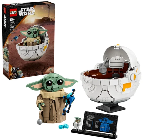 LEGO Star Wars: Grogu with Hover Pram (75403) 100% COMPLETE EXCELLENT CONDITION