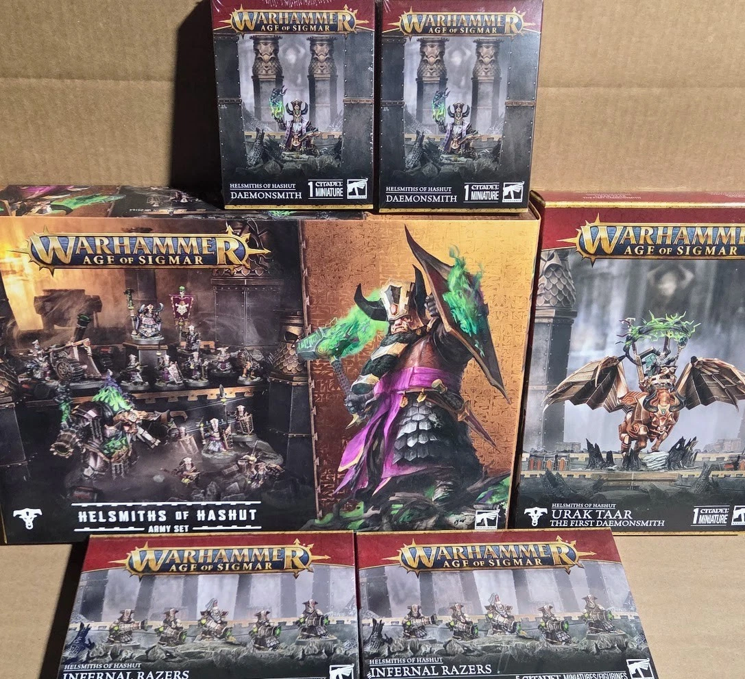 Age of Sigmar Chaos Dwarfs Warhammer Fantasy Miniatures for sale