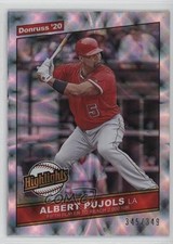 2020 Panini Donruss Highlights Silver 345/349 Albert Pujols #H-3 13c1