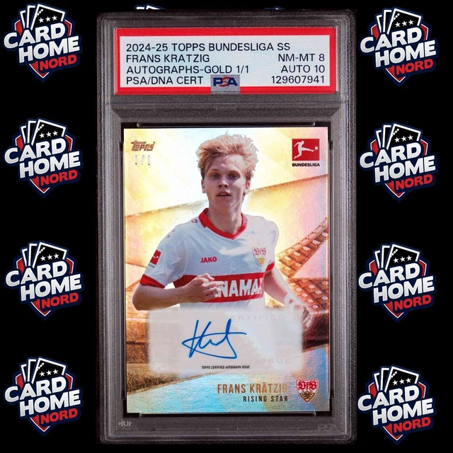 Frans Krätzig 1/1 Autograph Auto PSA - 2024-25 TOPPS Summer Signings Bundesliga