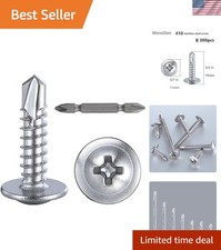 Corrosion Resistant Self-Tapping Screws - Truss Head, 0.76 Inches