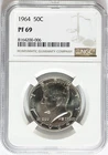 1964 50c Kennedy Silver Half Dollar NGC PF69 Proof Uncirculated