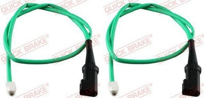 2x QUICK BRAKE WS 0369 A Warnkontakt Bremsbelagverschleiß 672mm Hinten