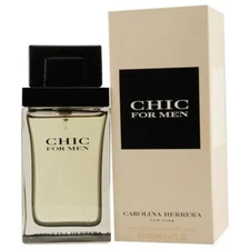 CHIC for Men by CAROLINA HERRERA Cologne 3.4 / 3.3 oz edt NEW IN BOX