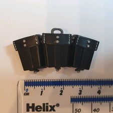 Action Man Vintage German Stormtrooper Ammo Pouch Original Black Miniatures 