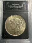1922 "Authenticated Brilliant Uncirculated"- Peace Silver Dollar
