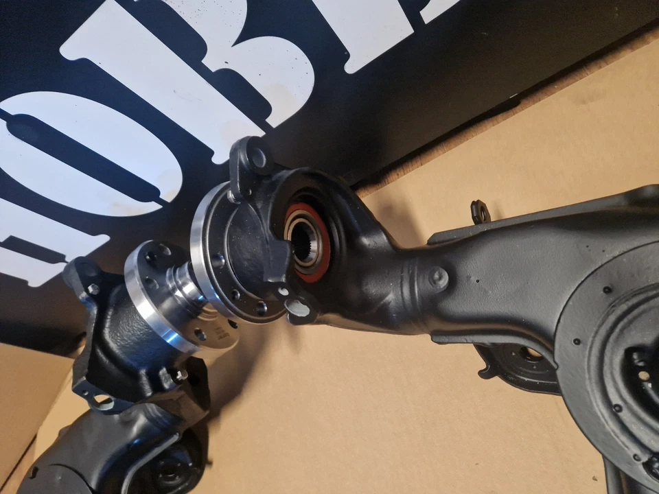 OE VW T4 Hinterachse Achsschenkel Radlager Scheibenbremse mit ABS - Bild 3 von 4