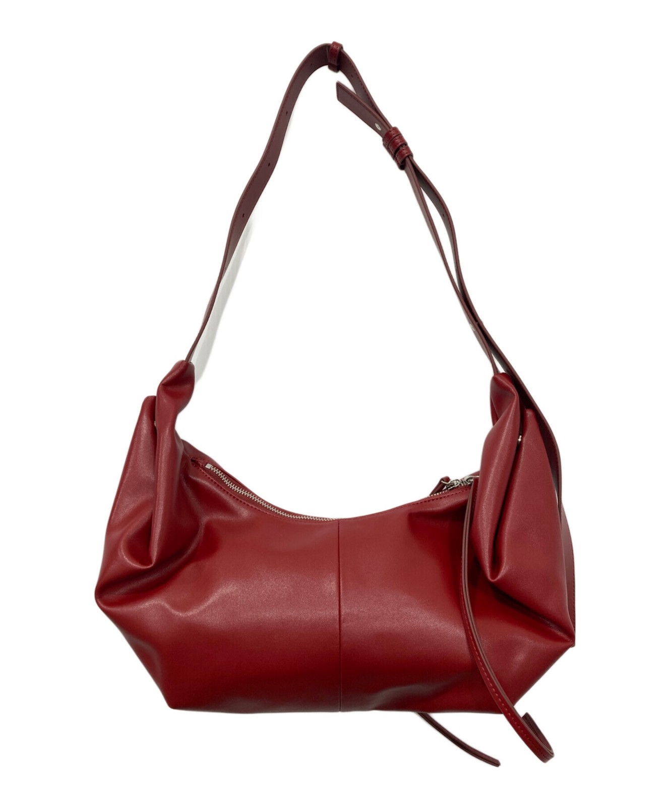 Ameri UND 2WAY CONSTRUCTIVE LEATHER BAG  Red - image 3
