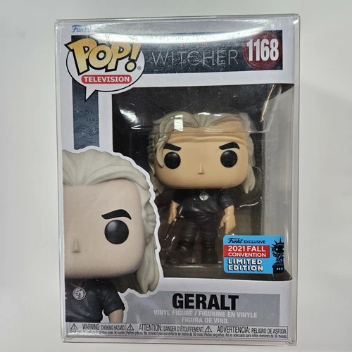 Funko Pop! The Witcher #1168 Geralt Funko Exclusive 2021 Fall Convention Limi...