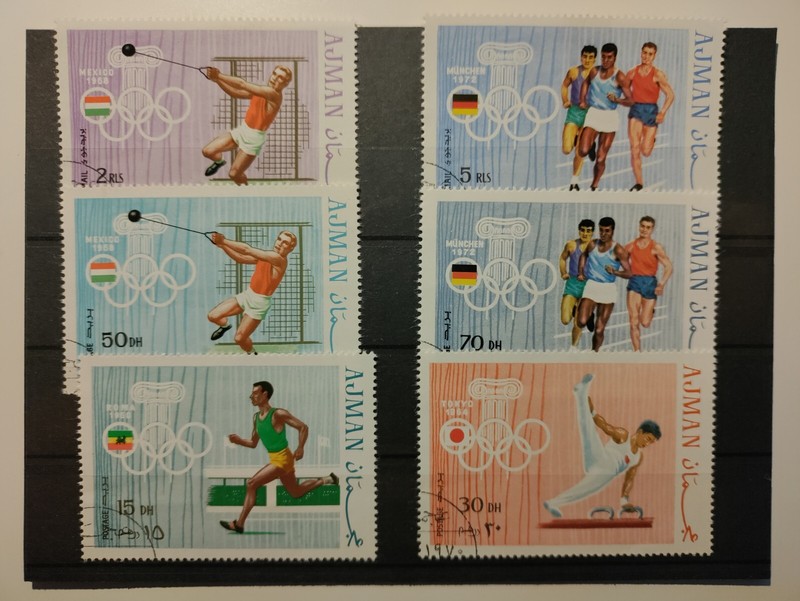 1970 Ajman Stamps(Olympics),CTO,NH,OG