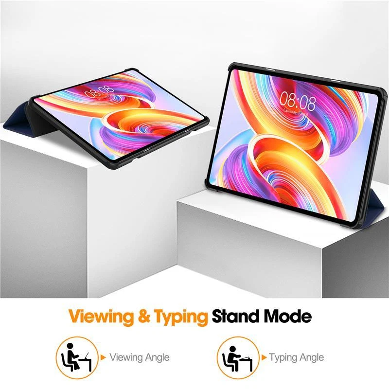 Hybrid Case For Teclast T50 pro 2023 Tablet Protective Stand Auto Leather Cover - Image 3 of 4