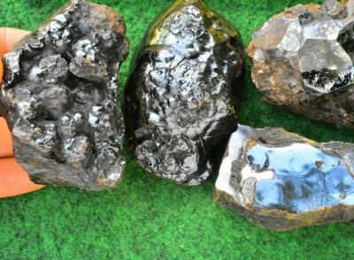1 großes Hämatit rohes natürliches Goethit Eisenerz, Kristallmineral 200-250g UK  