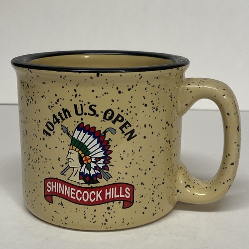 104th U.S. OPEN Speckled Coffee Mug SHINNECOCK HILLS Golf Souvenir L.I. - Picture 6 of 6