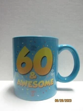 Big Mouth Toys "60 & Awesome" Mug Happy Birthday mug 60 years old