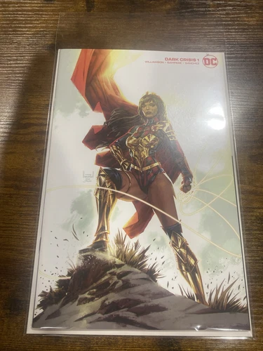 DARK CRISIS #1 * NM+ * KAEL NGU MINIMAL TRADE DRESS VARIANT VIRGIN WONDER WOMAN