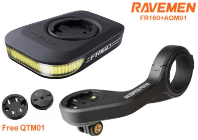 RAVEMEN FR160 Für Garmin Wahoo AOM01 Fahrradhalterung Für Fahrrad Front Licht