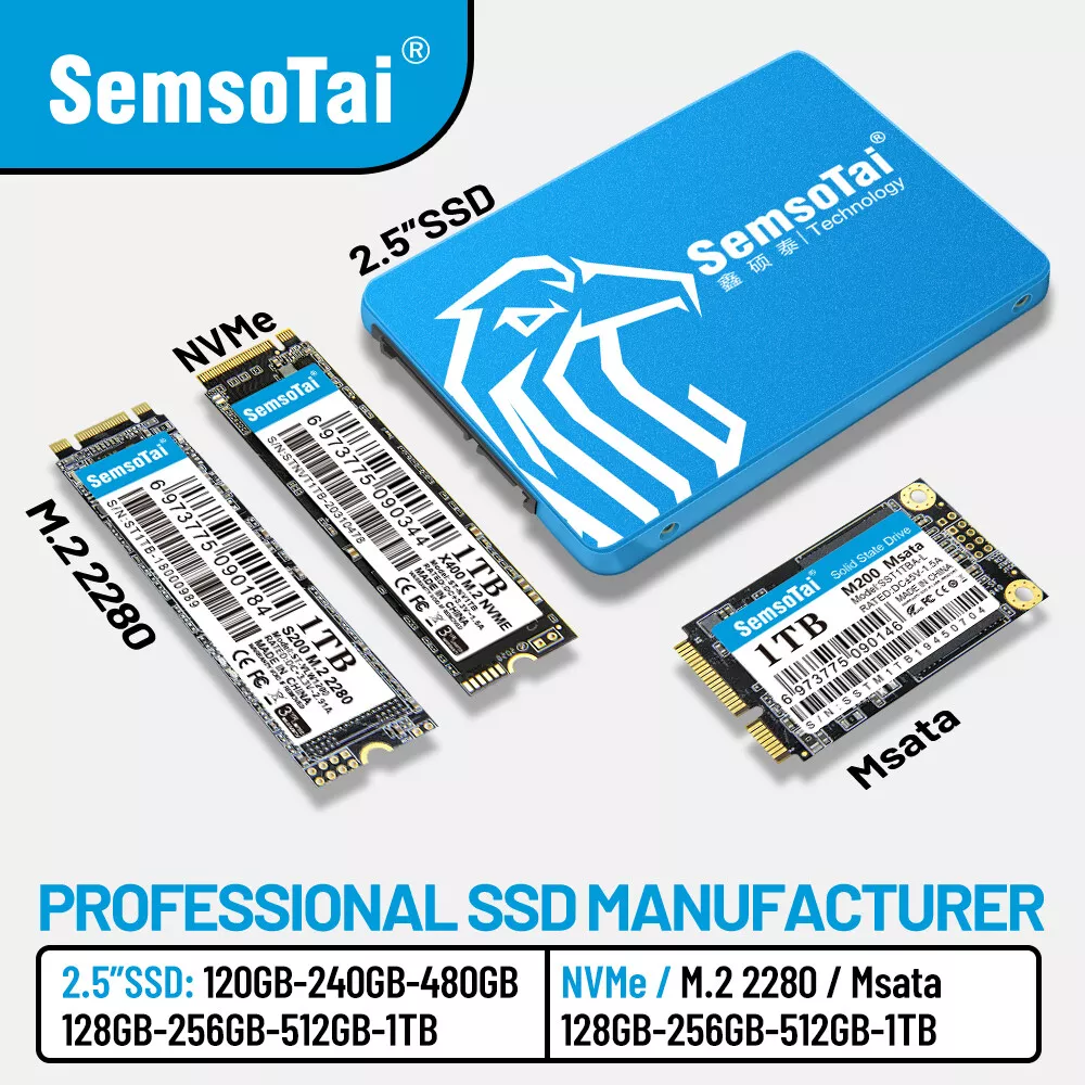 M.2 2280 NVME MSATA SATA 3.0 Internal SSD Solid State Drive 512GB 2TB lot