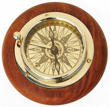 Messing Tischkompass nautisch antik maritim marine Vintage Schiff Navigation