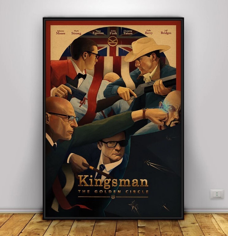 Kingsman Poster | Wall Art | Wall Prints | Home Decor | Kraft Paper Print 1