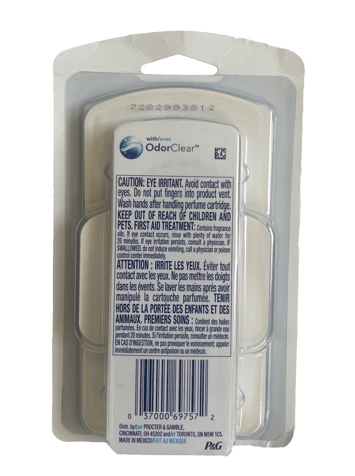 Febreze Small Spaces Air Freshener Linen & Sky 3 Refills Pack