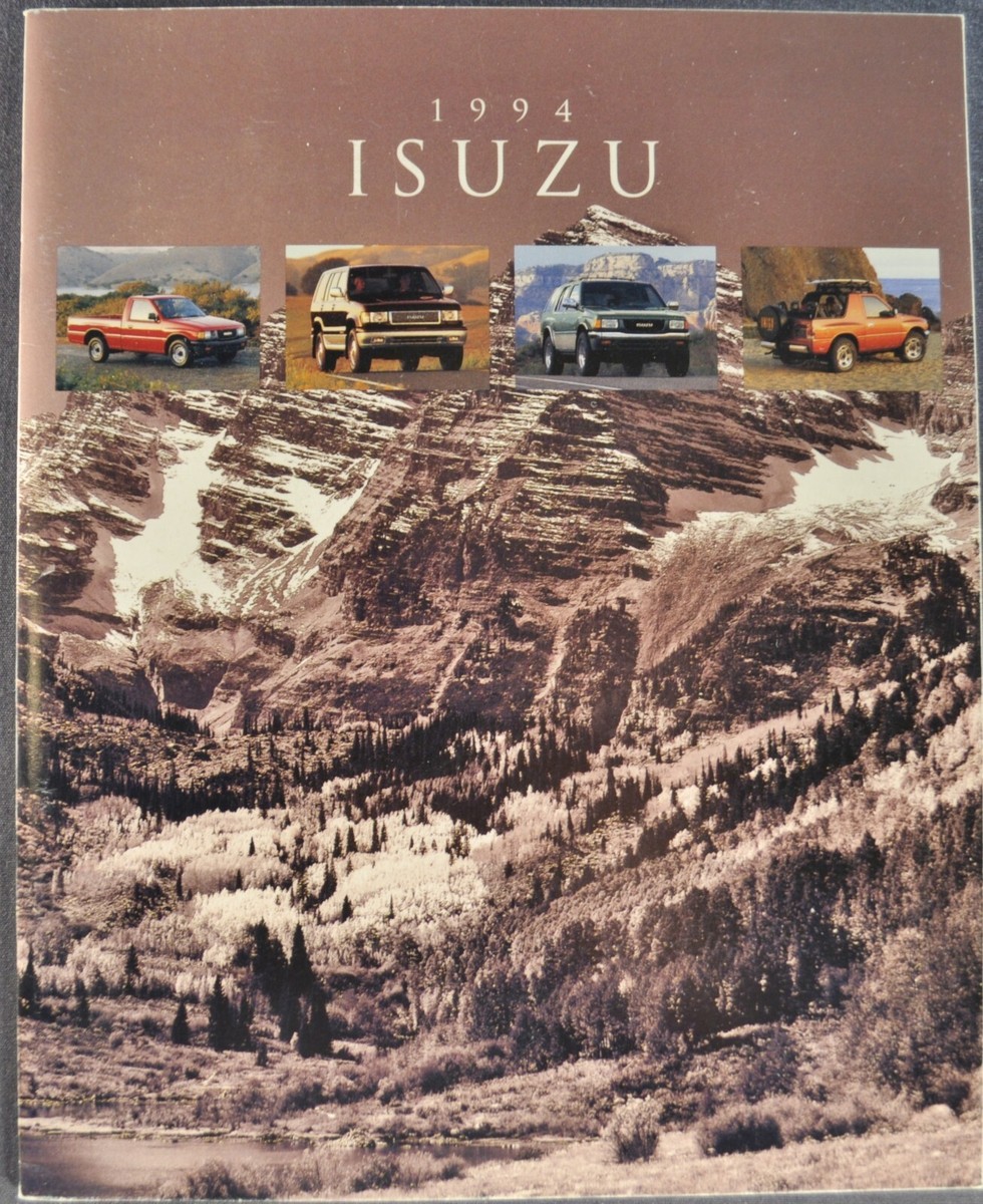 1994 Isuzu Brochure Trooper Rodeo Amigo Pickup Truck 4x4